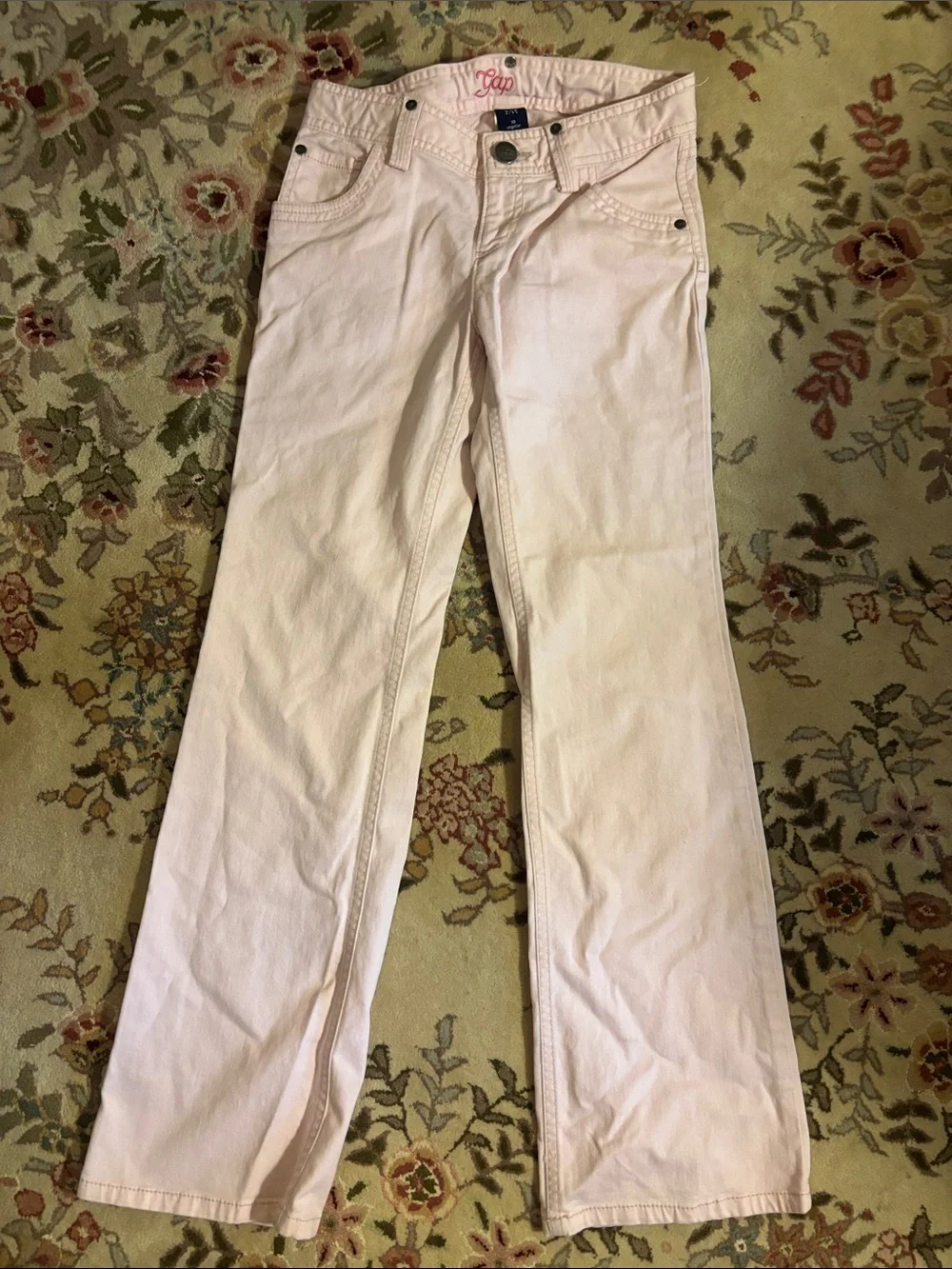 GAP Girls Pale Pink Regular Jeans